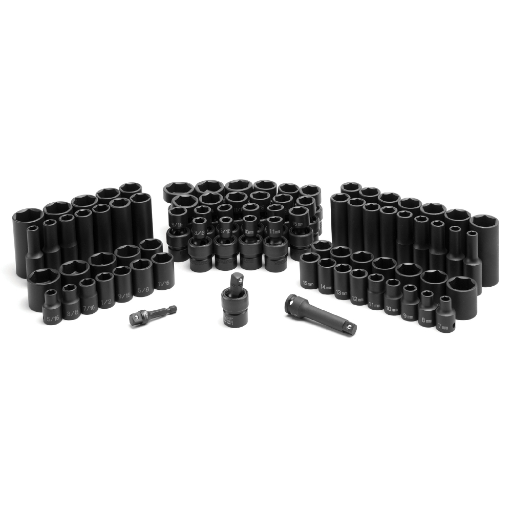 GP 3/8 in. Drive Impact Socket Set (81-Piece) GP 3/8 in. Drive Impact Socket Set (81-Piece)