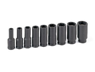 6-PC. 1/2 Drive Impact Driveline Socket Set - 12-PT. - DL600P